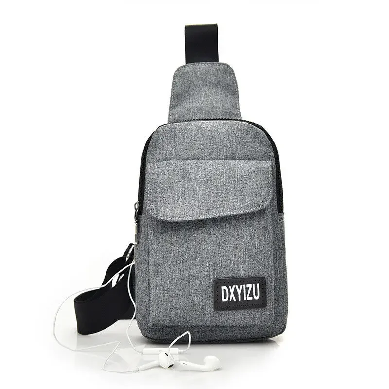 

Fashion Men Chest Pack Messenger Bag Multifunctional Casual Travel Bags School Bag Small Shoulder Bag