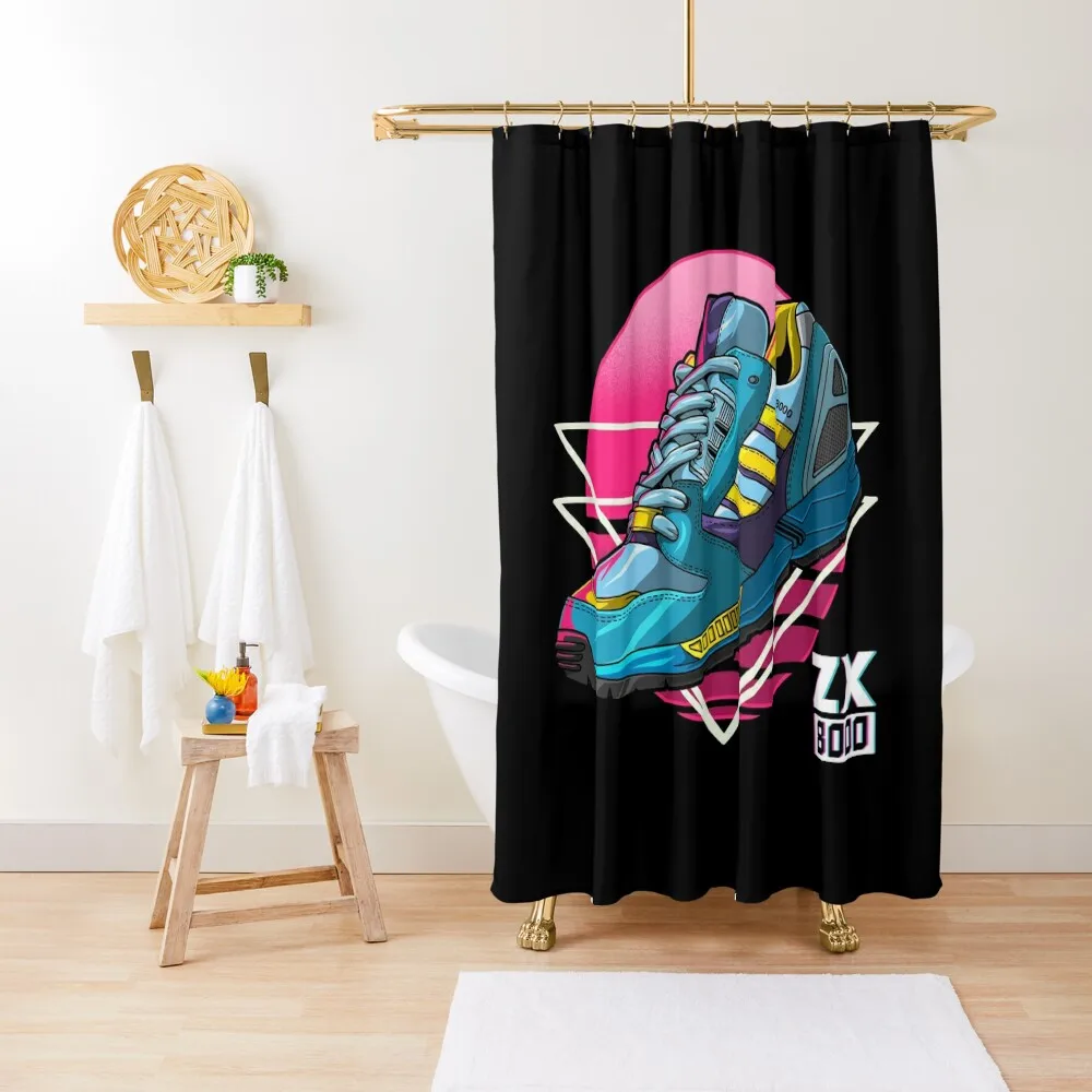 

Zx Aqua 8000 Sneaker Lifestyle ninetees Retro Runner Torsion Shower Curtain Elegant Bathroom For Bathroom Curtain