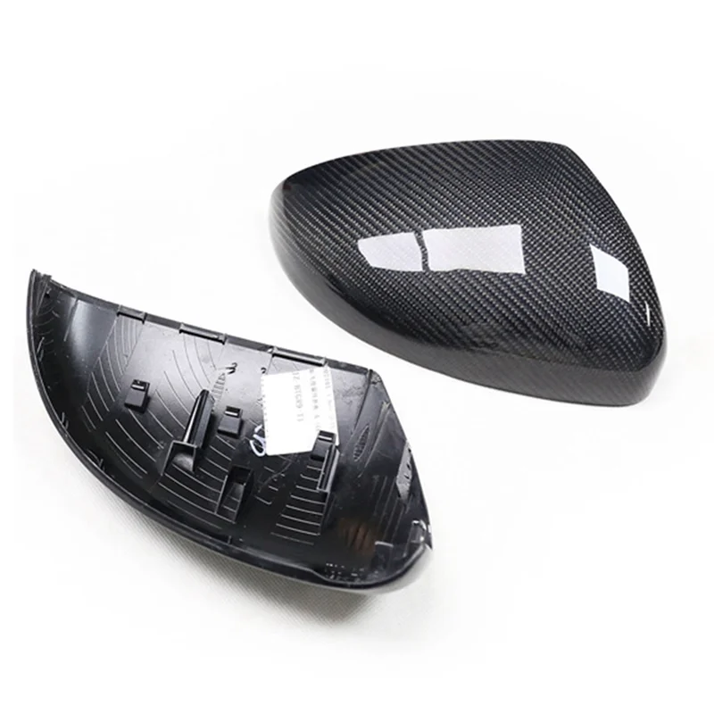 

A77Q-Car Rear Mirror Cover Cap Carbon Fiber Pattern For Honda Fit 2020-2022 Jazz GR9 Rearview Side Mirror Cover
