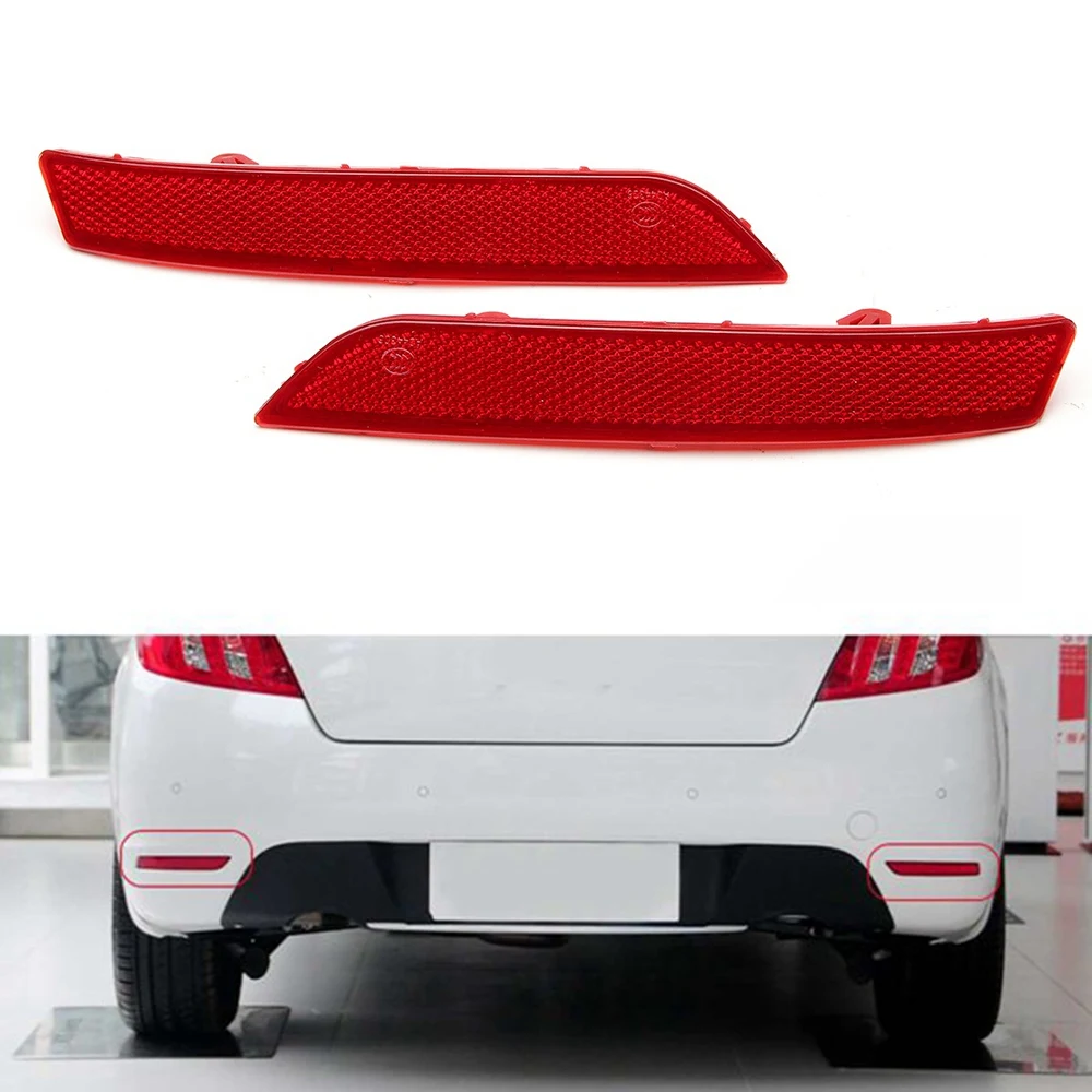 Rear Bumper Reflector Light for Peugeot 508 508 2010 2011 2012 2013 2014 Rear Bumper Lights Bar Warning Lamp