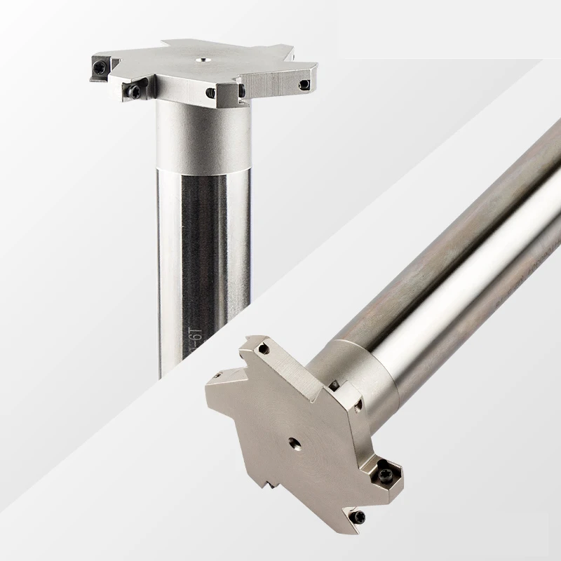 

CNC T-groove milling cutter Rod HTS MTS series slotting three sided milling cutter Rod T-shaped milling cutter shank Slot 8mm