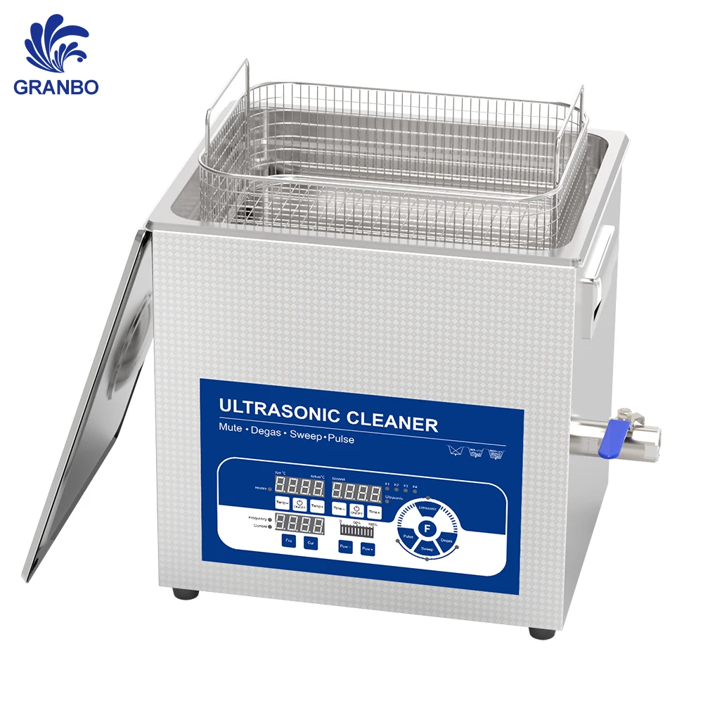 10L 400W Multiple Frequencies 40/68/80/120KHz Ultrasonic Cleaner for Laboratory Dental 3D Model Automotive Precision Parts