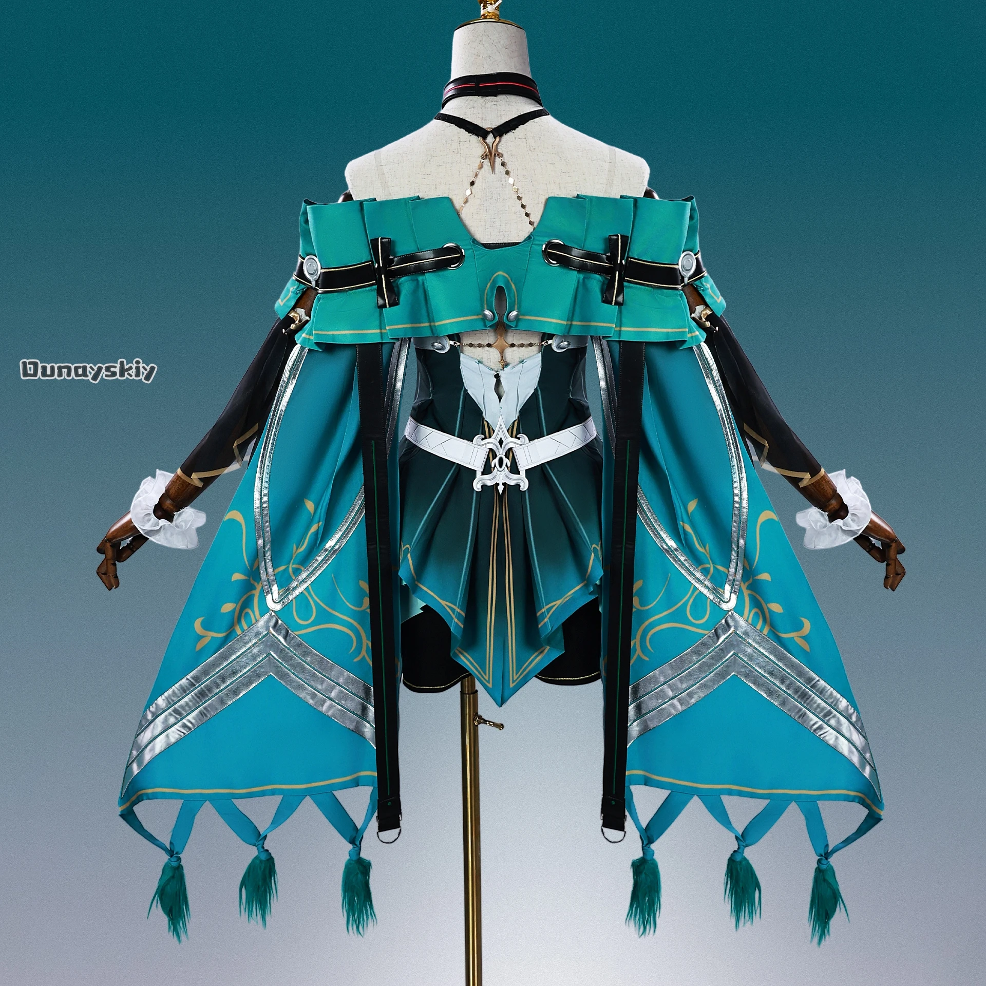 Ciaccona Cosplay Game Wuthering Waves Costume Ciaccona Wig Dress Role-playing Uniform Set Halloween Carnival Women Girls Suits