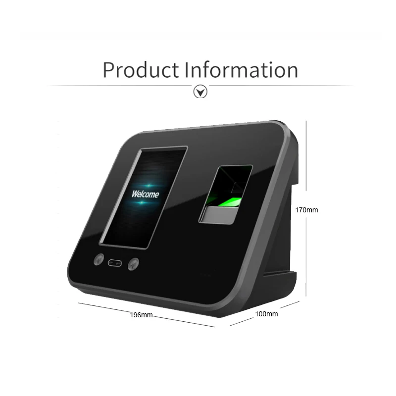 Employee Daily Biometric Face Recognition Fingerprint Access Control Time Attendance Electronic Time Recorder Machine Wifi