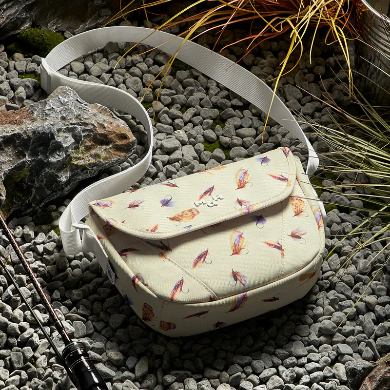 [Fly Fishing Series] MAH printed Leisure Travel Shopping Shoulder Crossbody Bag