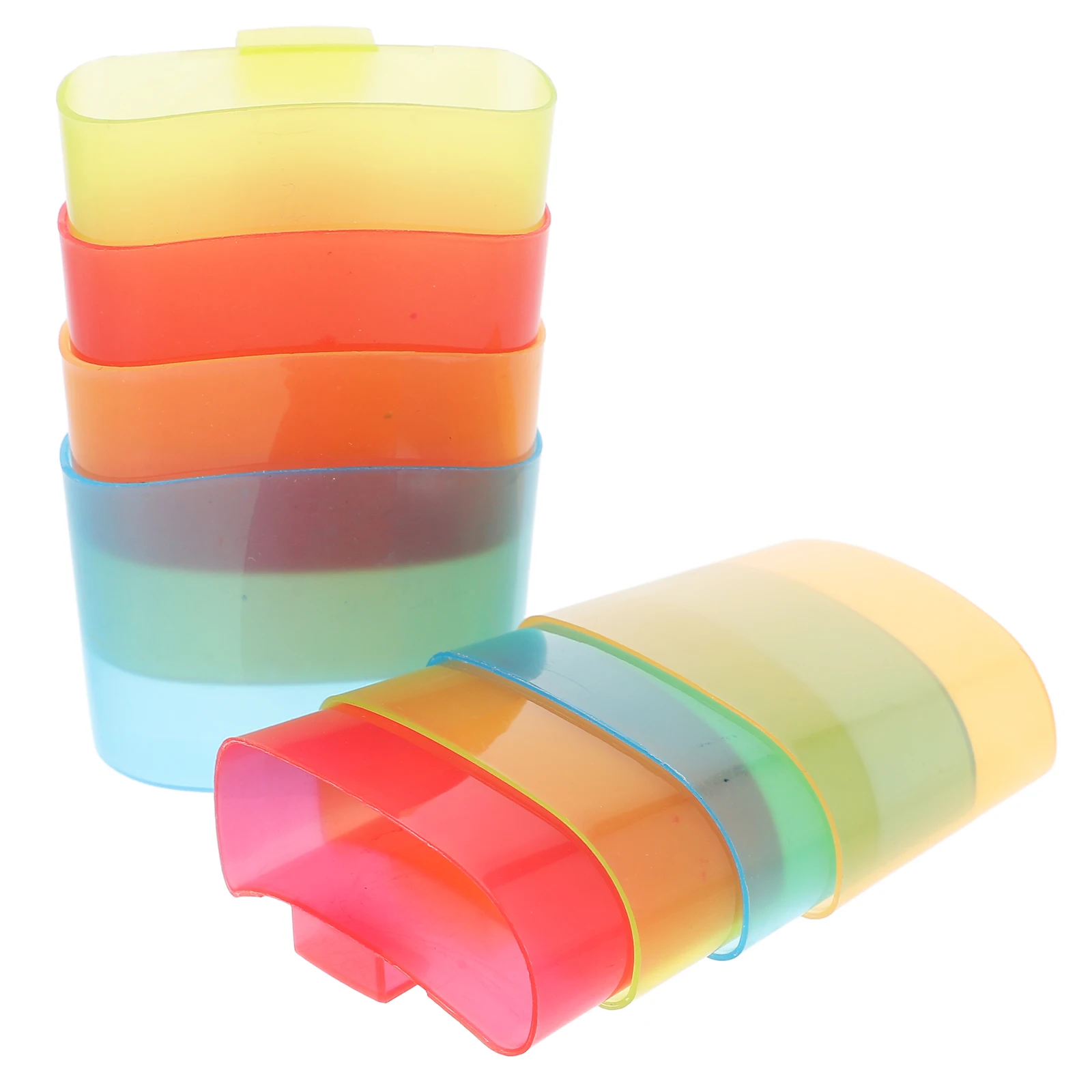 

8 Pcs Tea Bag Holder for Cup Mug PP Material Hook On Cookies Home Office School Picnic Party Use Practical Kitchen
