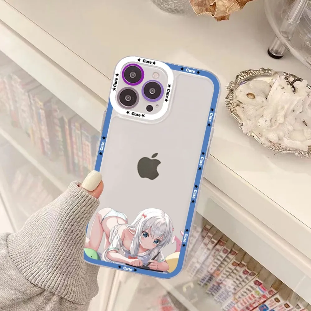 Cute Girl Izumi Sagiri Phone Case For Redmi 7 8 9 A For Redmi Note 5 7 8 9 10 11 Pro Max 4G 5G Funfas