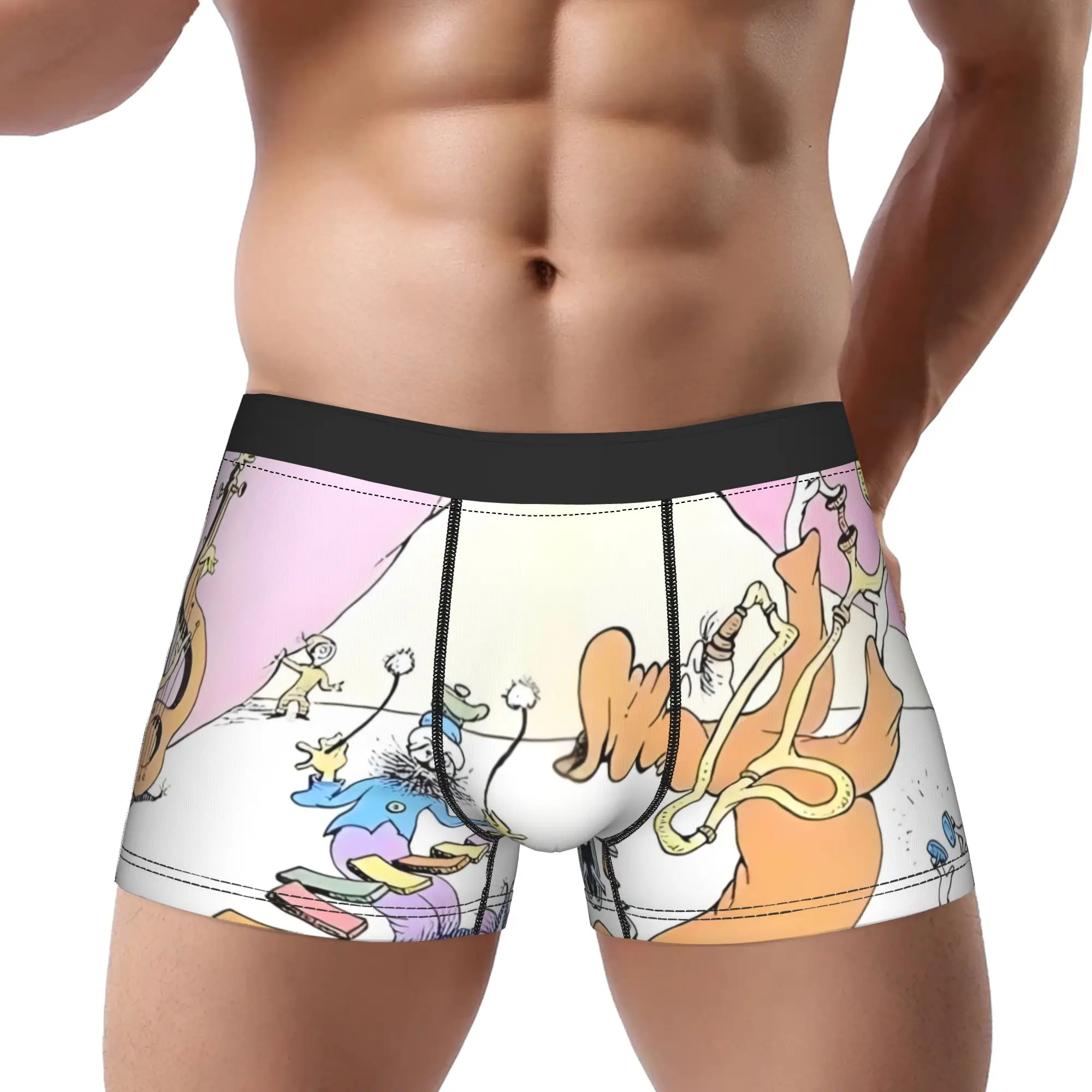

Oh, the Places You'll Go Underpants Homme Panties Men's Underwear Print Shorts Boxer Briefs