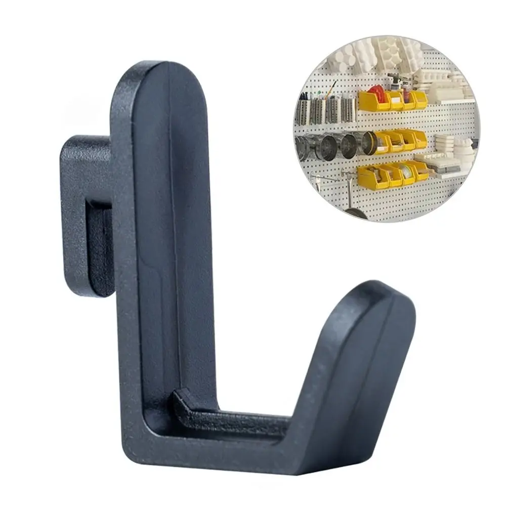 1/10Pcs Hardware Tool Hole Board Hook Storage Rack Organizer J Shape Pegboard Hook Wall Mount Utility Locking Kit Oblique Hanger