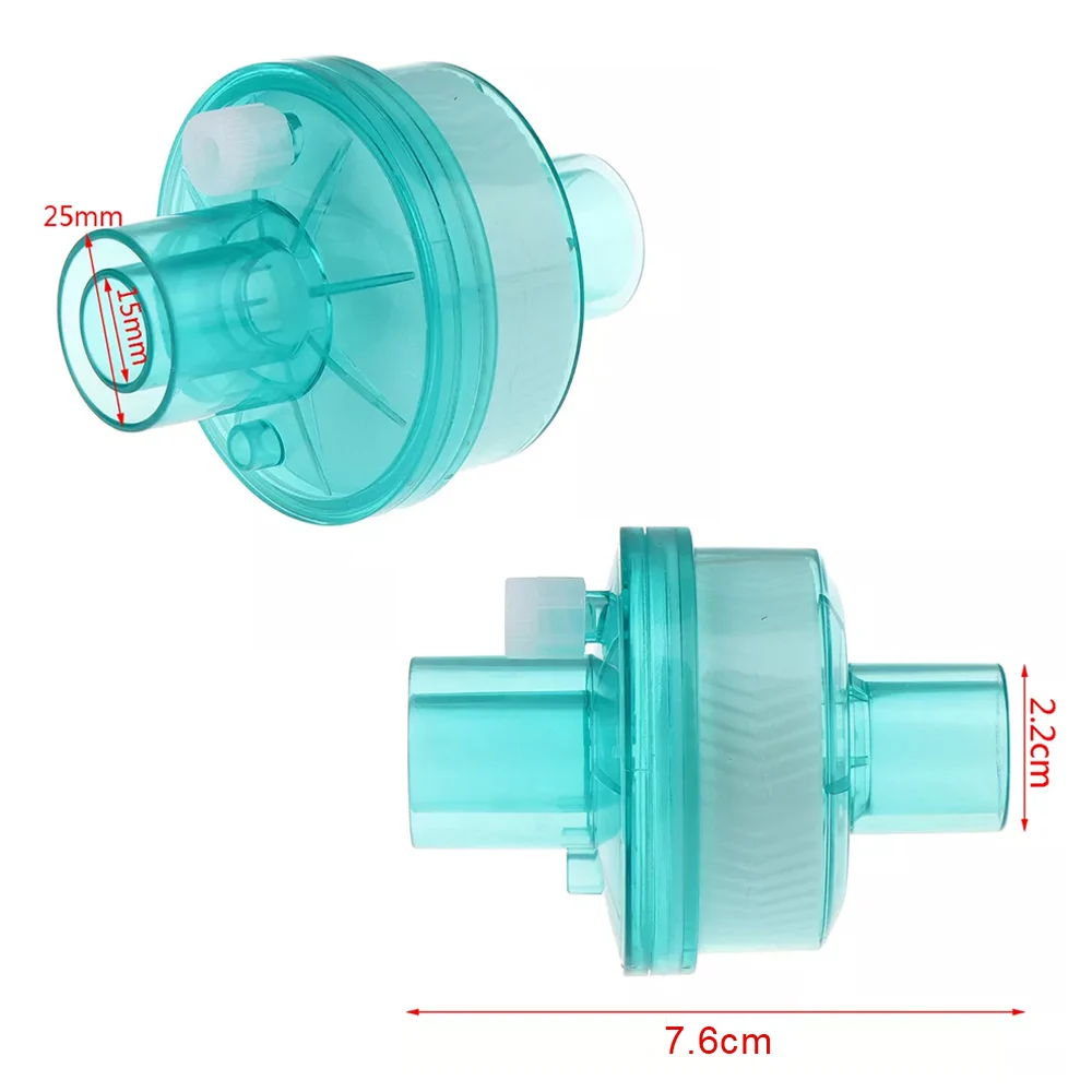 10-50pcs Disposable Breathing System Filters Bacteria Filter HME HEPA Ventilator Accessories Moisture Heat Exchanger