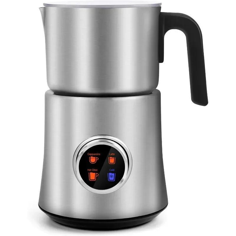 

YiNiiOiOi Automatic Hot and Cold Frother and Milk Warmer, Suitable for Latte, Cappuccino, Hot Chocolate, Dishwasher Safe