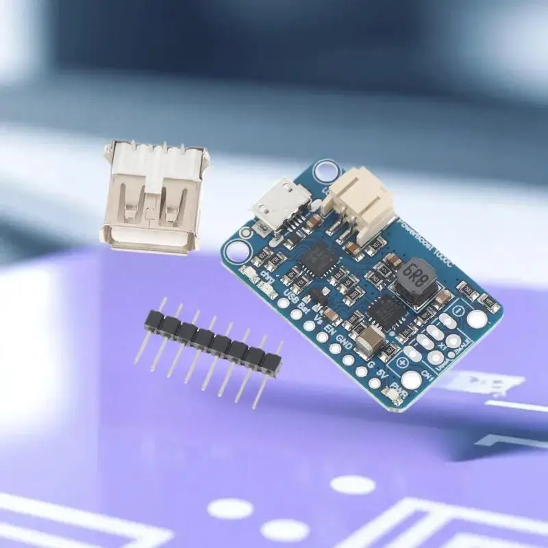 

2465 Spot Module Rechargeable 5V Lipo USB Boost Charger PowerBoost 1000 Lithium Battery Charger High Capacity 1A-1000C