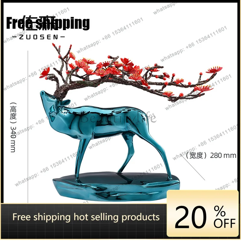 LJY Fulu Ornament Living Room Lucky High-end TV Cabinet Modern Office Opening House New Home Gifts