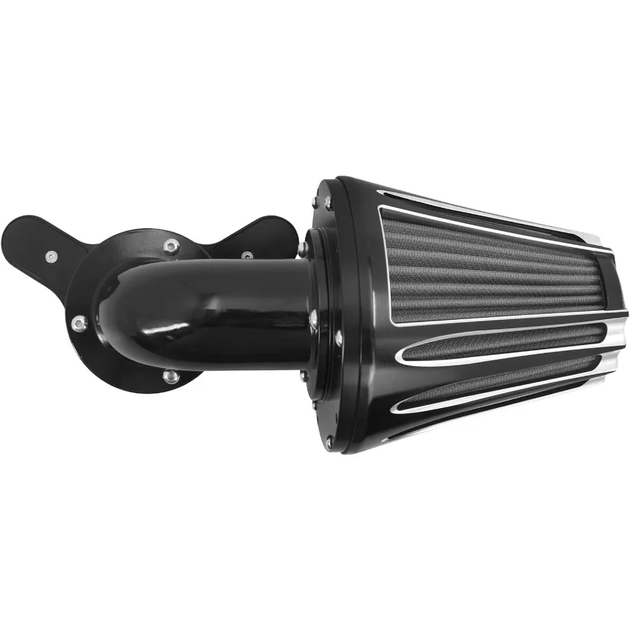 مجموعة أدوات تنظيف مدخل الهواء المصاصة فلتر الهواء لدراجة Harley Davidson Touring Trike 0816 Softail 1617 Dyna 17 مع مبيت أسود و Gre