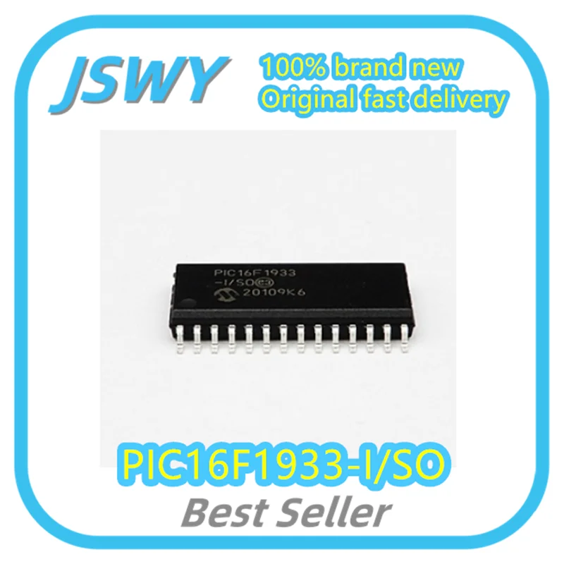 

(5/50pcs) PIC16F1933-I/SO PIC16F1933 SOIC-28 8-bit Microcontroller IC Chip Original Genuine Ships Fast