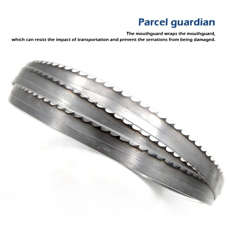 Lame de scie à bande, pour couper la courbe, 1400/1425/1575/1750/2240x6.4mm(1/4 ''x 0,4mm) 8'', 3 pièces