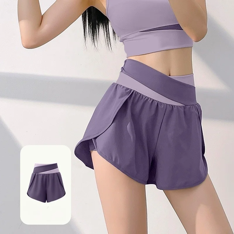 Calções de yoga bonito feminino elástico treinamento atlético fitness emagrecimento branco impressão modal correndo base de secagem rápida básico apertado-ajuste vibe