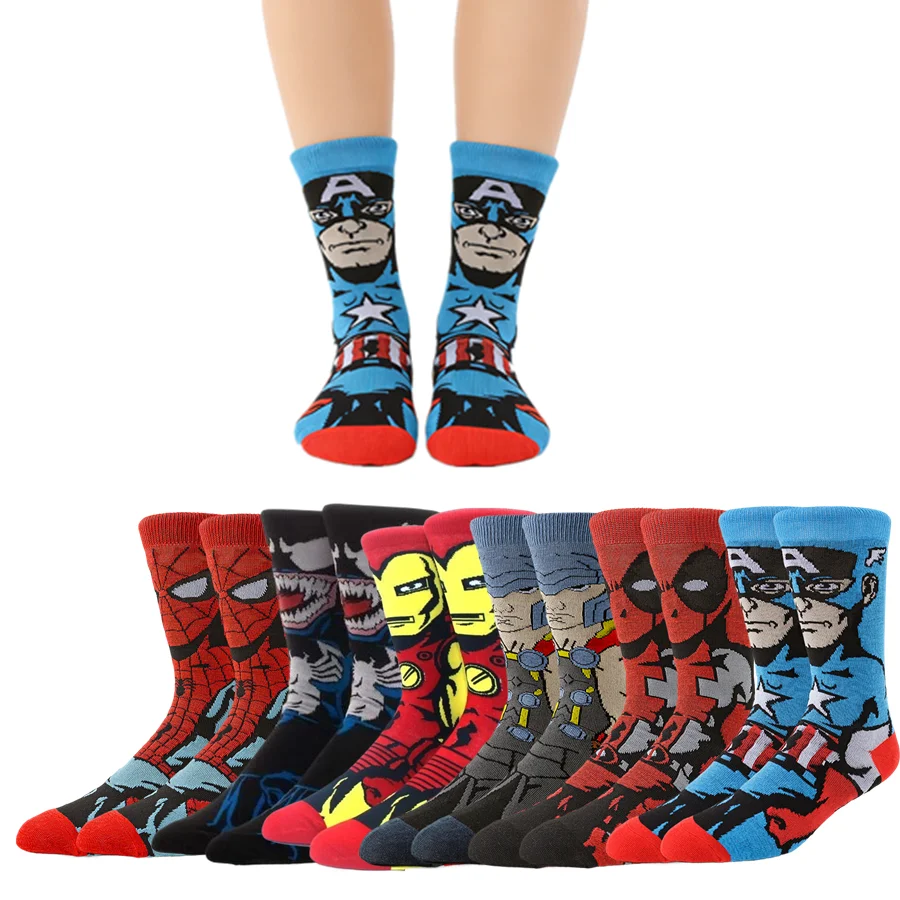 

Disney Street Fashion Cartoon Anime Socks Men Women Hip Hop Casual Crew Socks