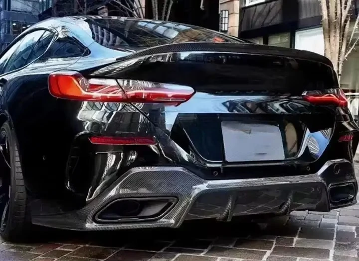 Customization 3DS Style Carbon Fiber Rear Diffuser Spoiler fo