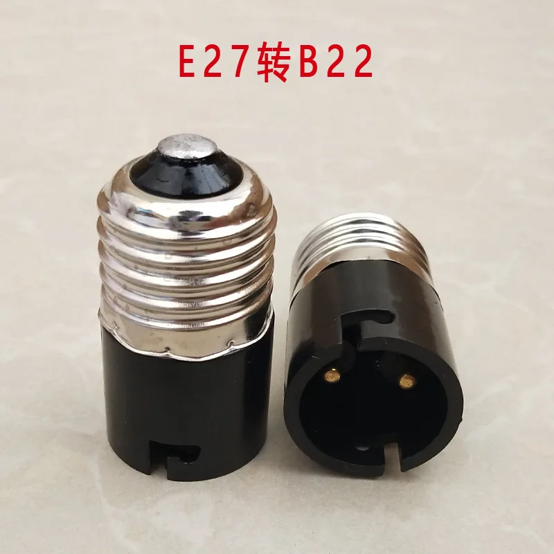 

Light Bulb Base Converter Adapter E27 to B22 Standard Medium Base Lamp Holder for Home Office Commercial Use Lamp Socket Adapter