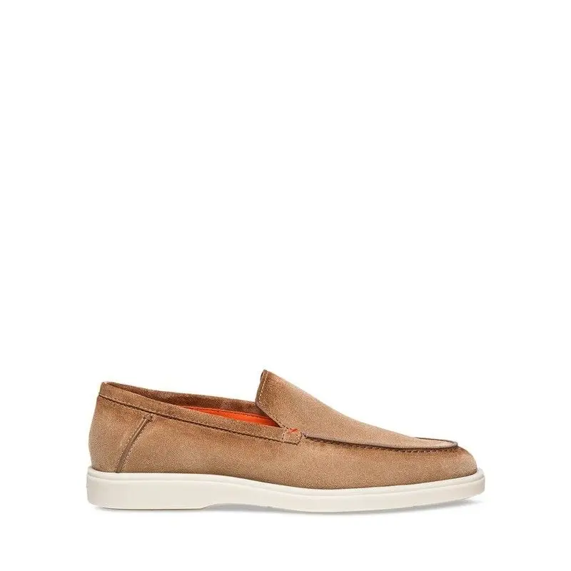 

2025 new leisure comfortable high quality Italian men's shoes thick soles outdoor walking breathable non-slip
