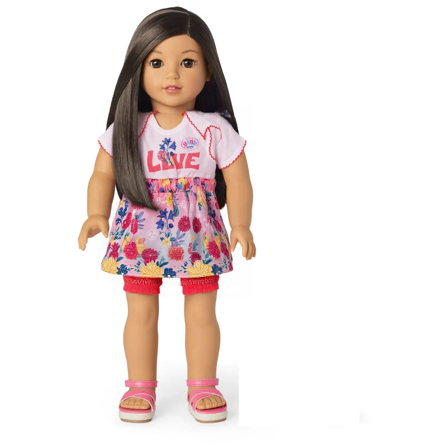 2 Pz/set vestito a fiori primaverili Per 43 Cm Born Baby Reborn Doll Vestiti Accessori 18 Pollici Doll Girls Toys Our Generation Nenuco