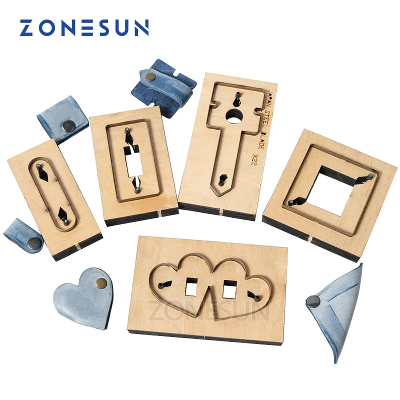 ZONESUN DIY Earphone Cord Keeper Leather Cord Organizer Earbud Holder Cutting Die For Die Cutting Machine Handicraft Cutter