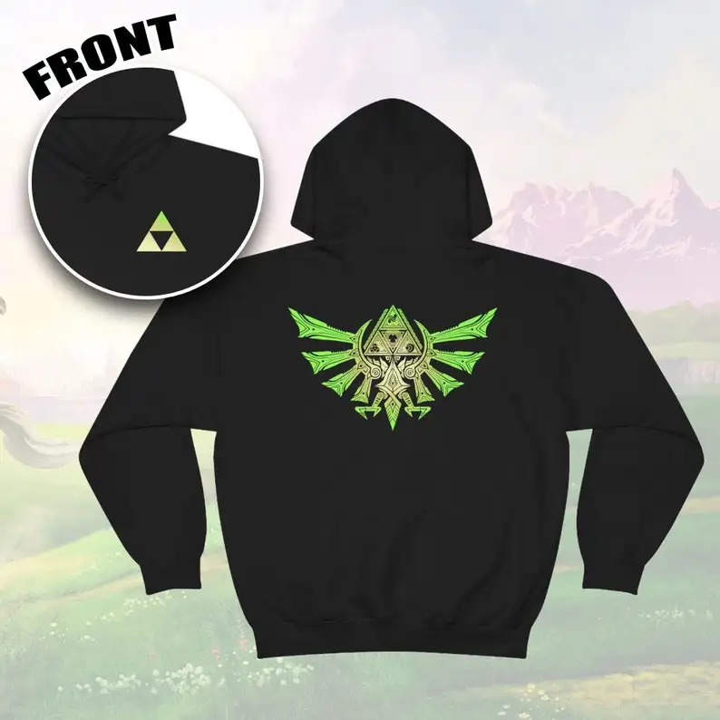 Triforce Eagle The Legend of Link MMORPG hoodie unisex