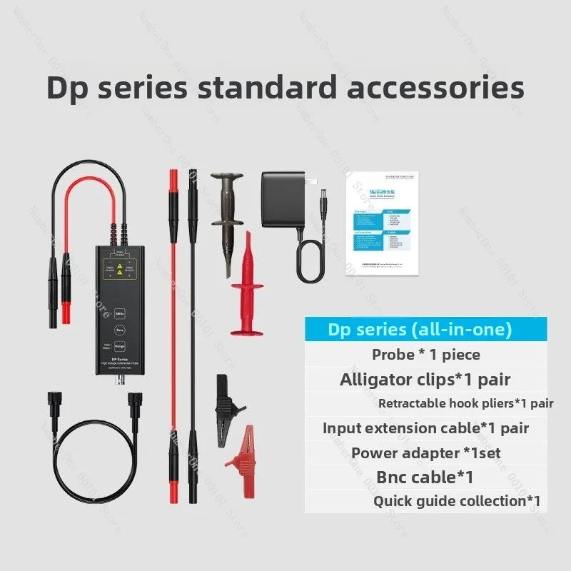 High‑Voltage Differential‑Probe 3000V, 100MHz Oscilloscope Probe with Universal BNC Interface For DP1500