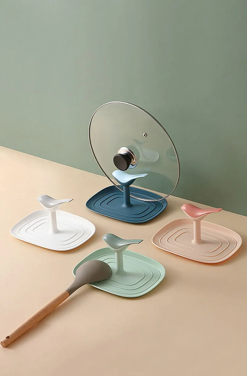 

Kitchen Shovel Spoon Pot Cover Holder, Convenient and Practical Multifunctional Stand Clean and Tidy Kitchen Tool Accessories