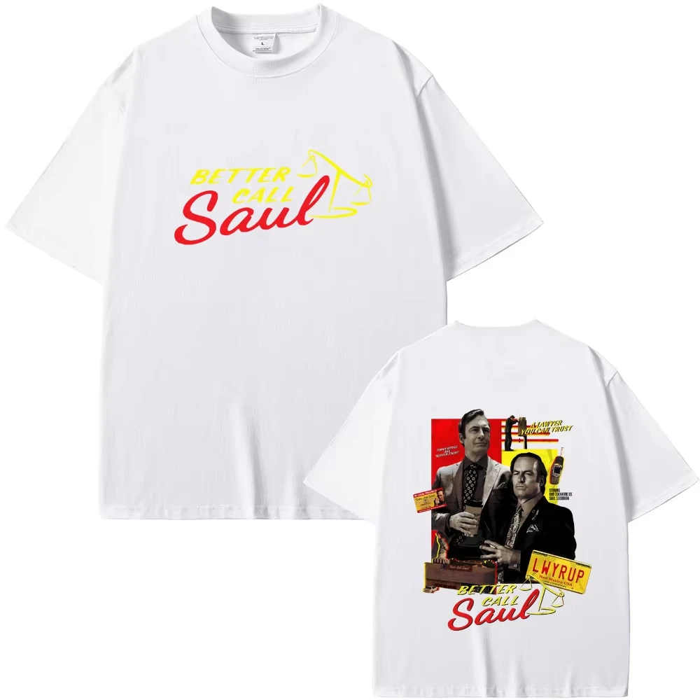 Better Call Saul Heisenberg Graphic Print, Breaking Bad TV Show Unisex Fashion Loose Neutral Casual Women And Men T-shirt