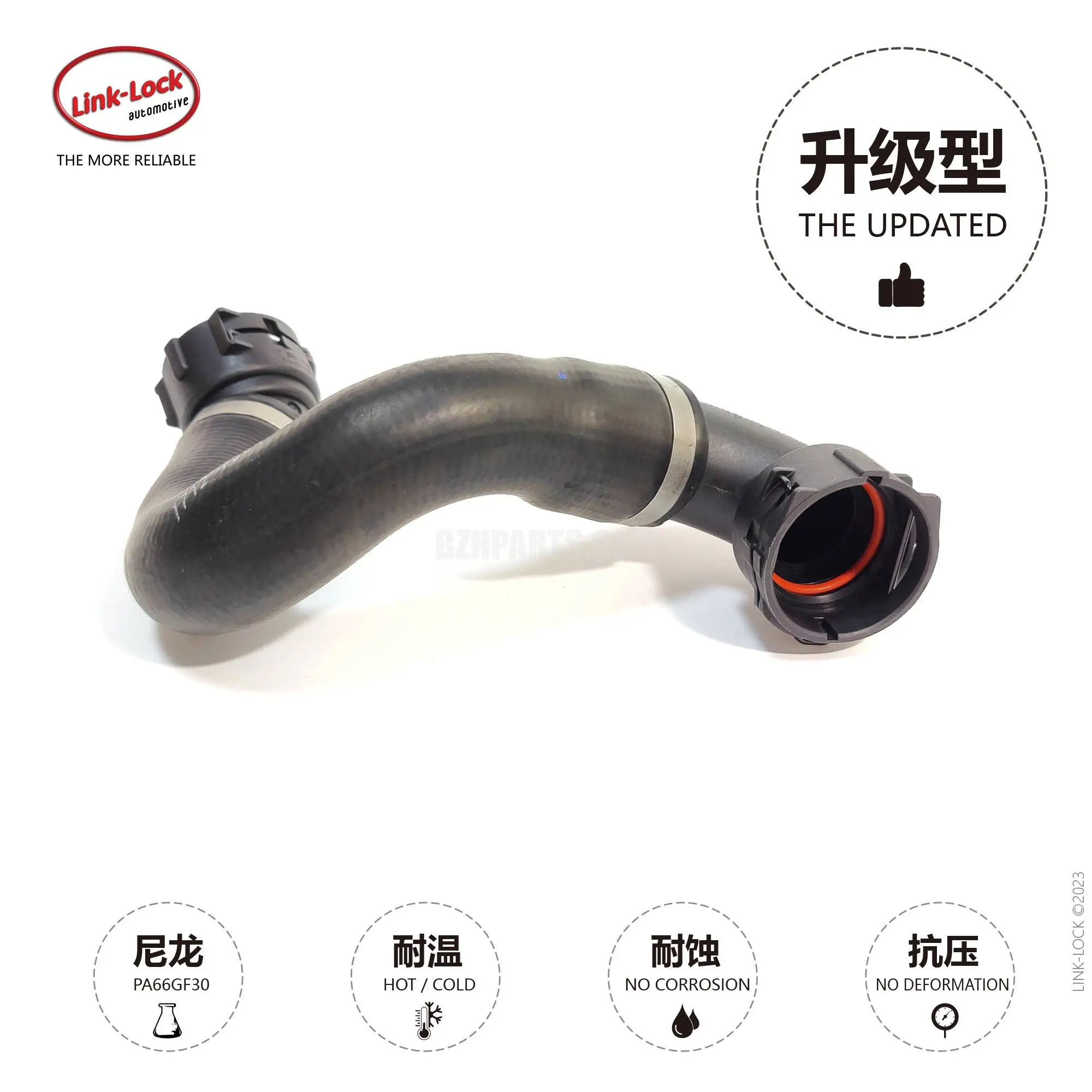 LINK-LOCK Coolant Pipe Water Tank to Thermostat Downcomer 17127564478 for BMW N52 330i 130i x1 e90