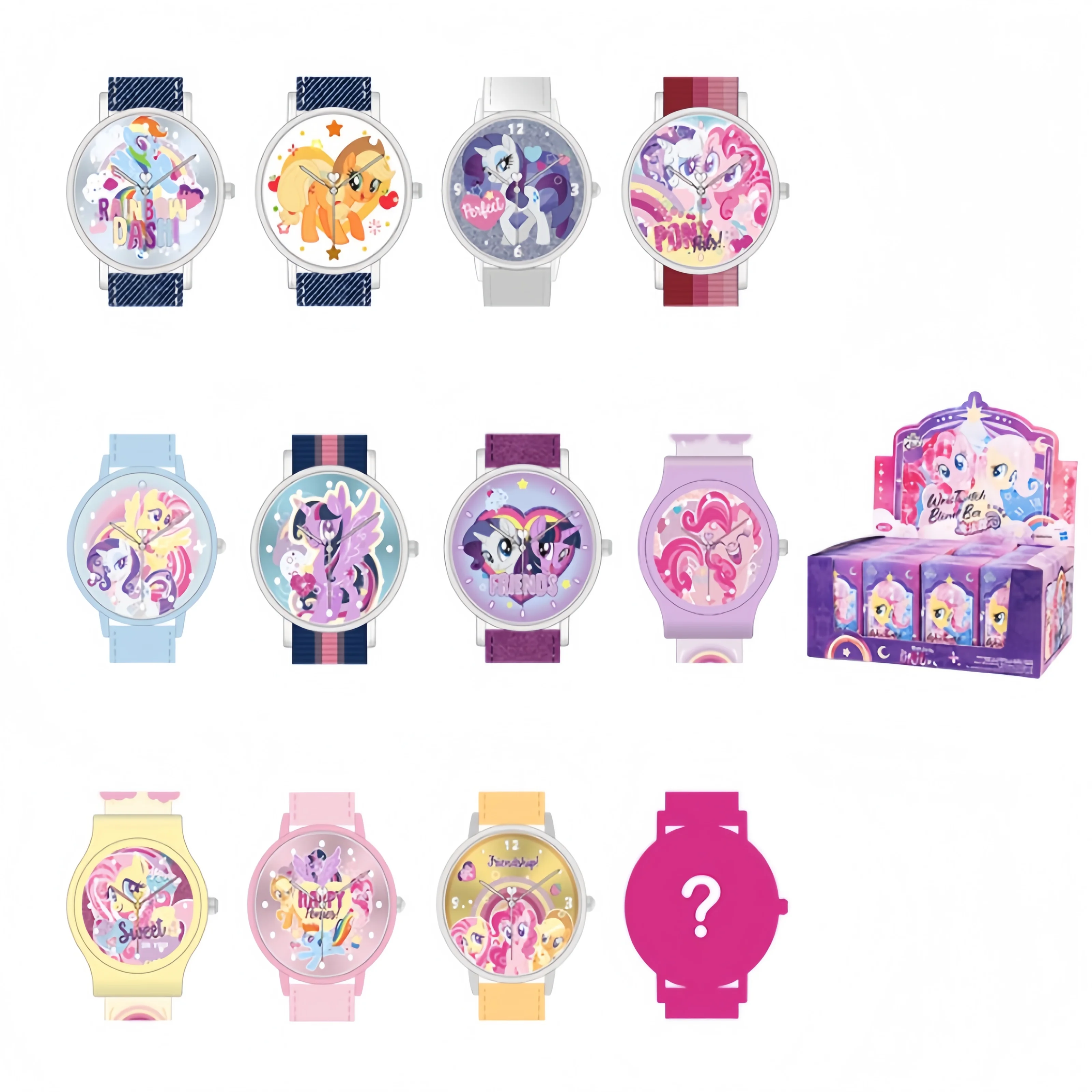 

My Little Pony Magic Sweet Heart Series Watch Blind Box Boys Girls Birthday Gifts ‌Anime Watches Kids Toys Student Accessories