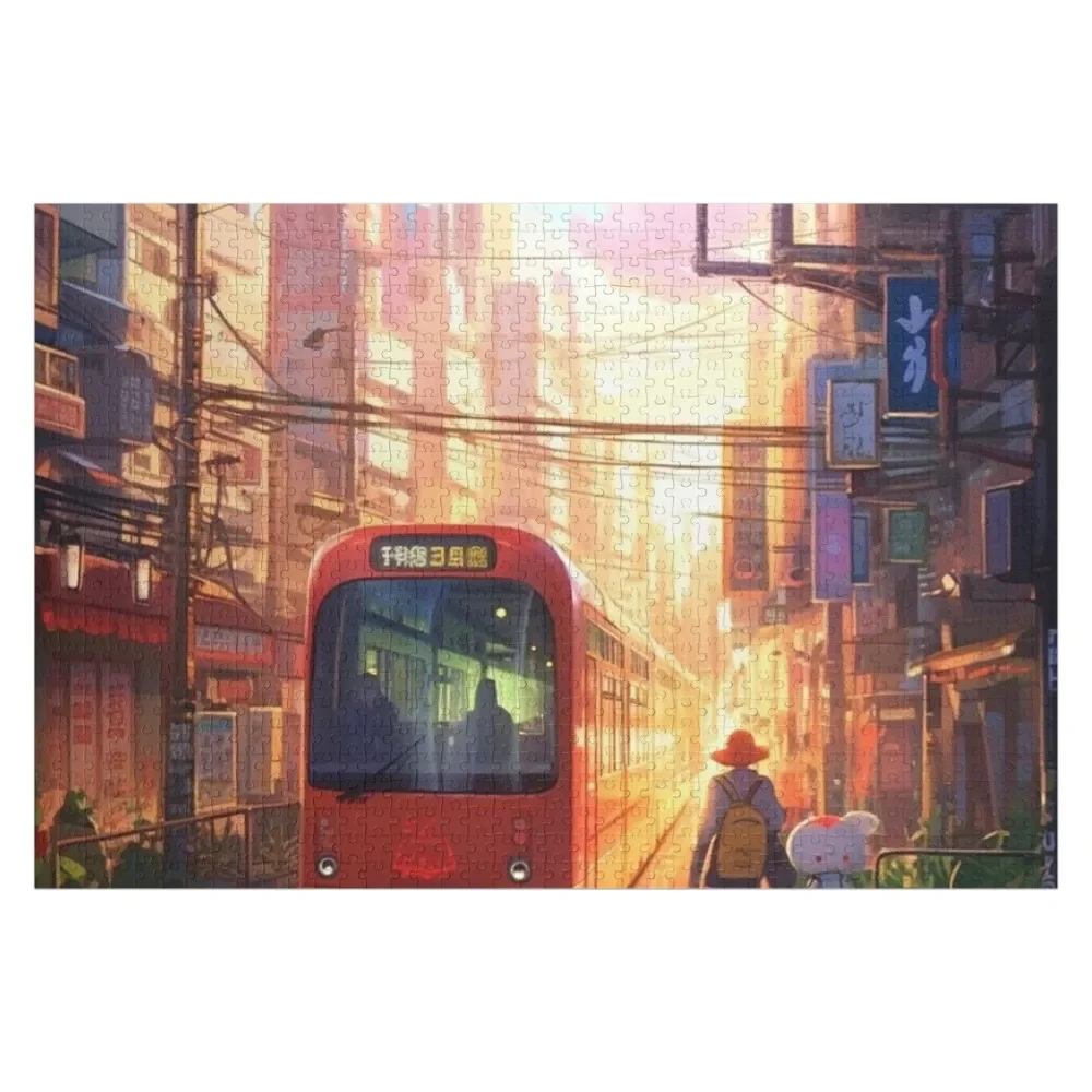 

tokyo modern metropolis city Jigsaw Puzzle Personalized Toy Customizable Gift Jigsaw For Kids Puzzle