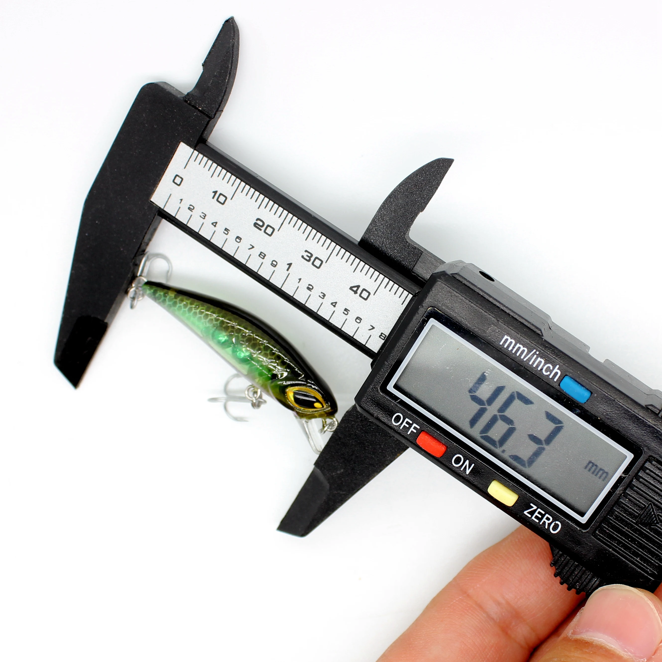 Aoclu-Sinking Minnow Angel rassel, Hart köder Wobbler Köder, Strand, Bass, Jack, Forelle, 14 # VMC Haken, Tauchen, 1,5 m, 45mm, 3,0g – Detail 7