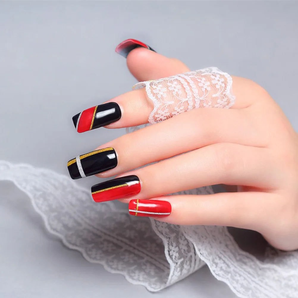 

52pcs Art Tape Shining Line Diy Manicure Pedicure Sticker Self-Adhesive Glitter Tapes Cuttable Design Tool For Women Mixed Color