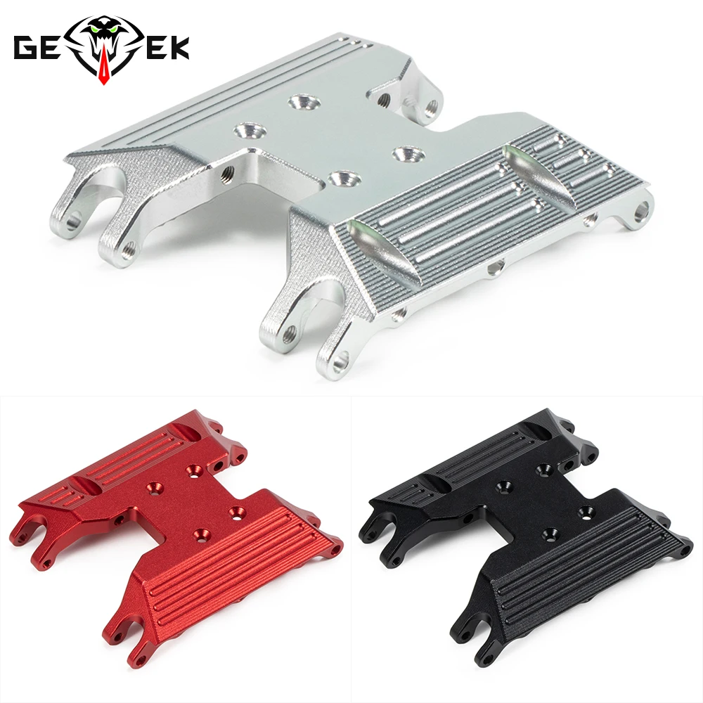 Machined Aluminum Skid Plate Transmission Slide Plate for RC Crawler Axial 1/18 UTB18 CAPRA Chassis Gearbox Mount Upgrade Parts