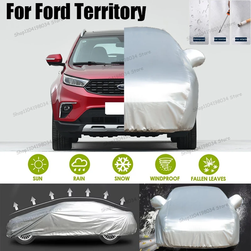 

For Ford Territory Auto Anti snow Anti dust Sunscreen Anti-uv Anti peeling paint And Anti Rainwater 210t car cover Car cover