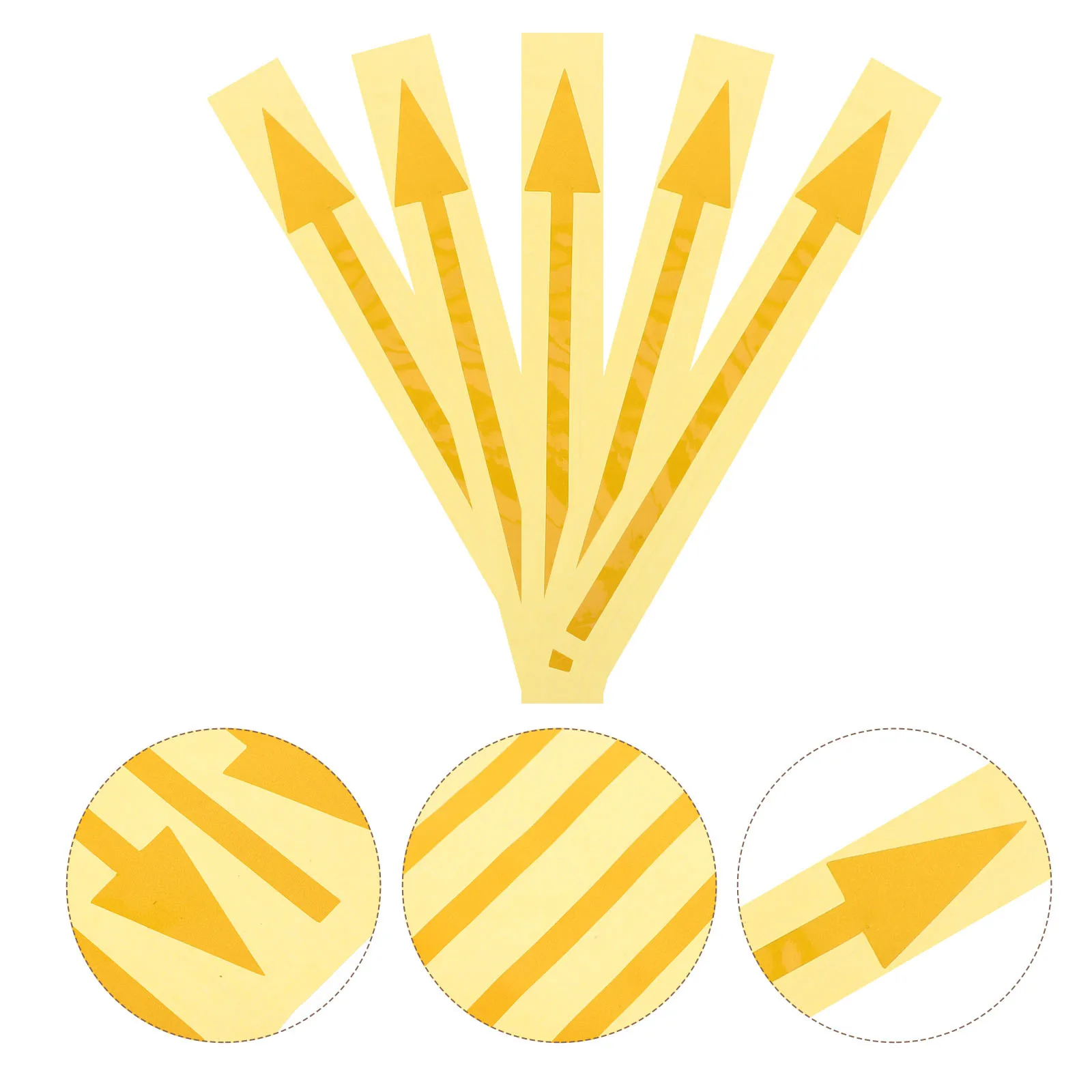 

5Pcs Outdoor Reflective Arrow Decals for Mailbox High Brightness Waterproof Weather Resistant Directional Stickers for Wall