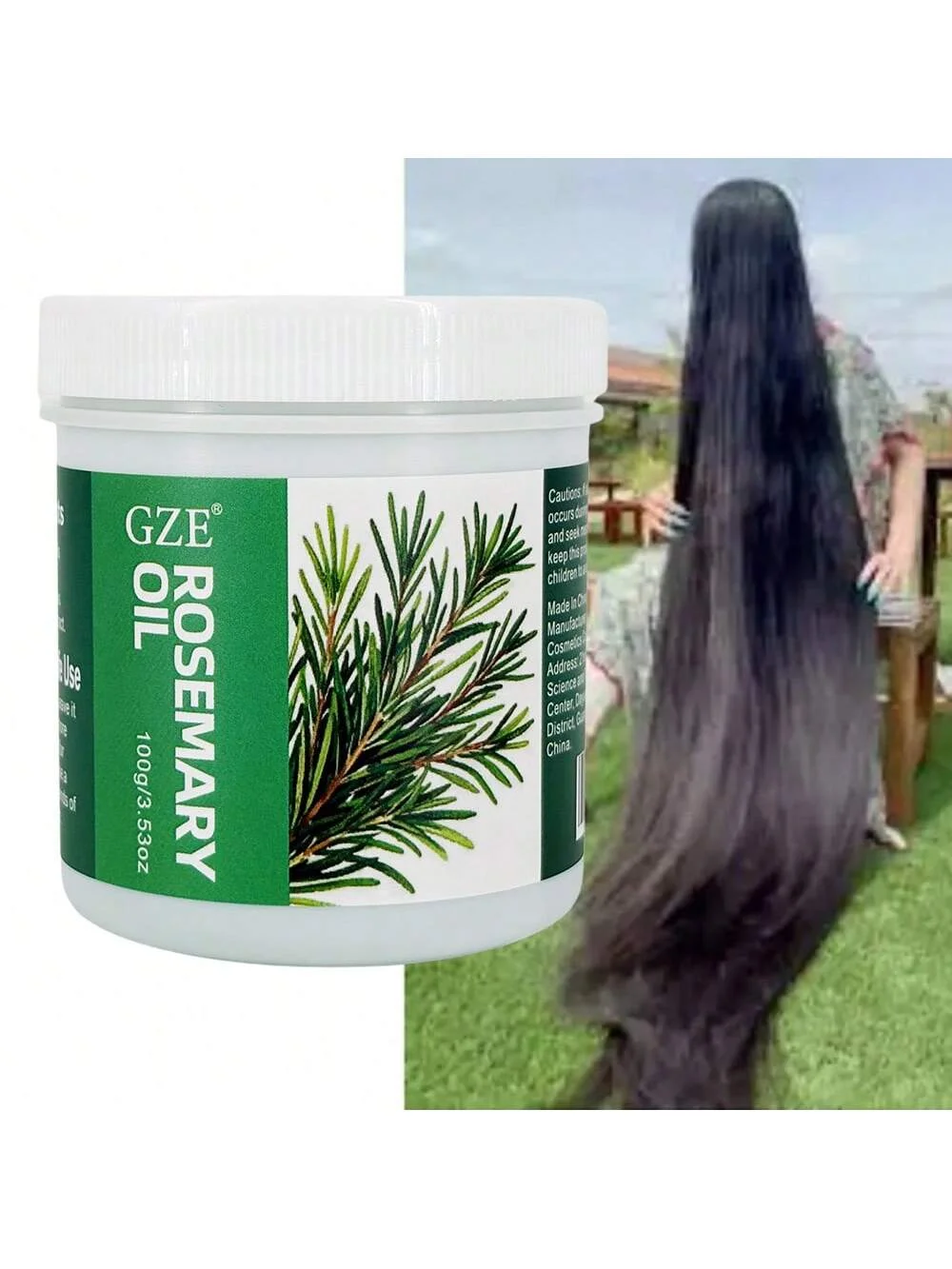 

GZE 100% чистое органическое масло розмарина, долговечное легкое эфирное масло для волос, увлажняющее для укрепления волос и кожи головы