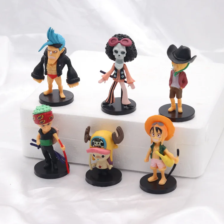 One Piece cake decoration baking animation peripheral figure hand model decoration Luffy Solon Joba