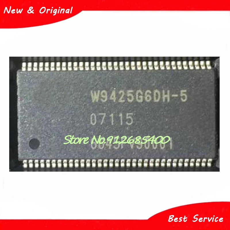 5 Pcs/Lot W9425G6DH-5 TSOP66 New and Original In Stock