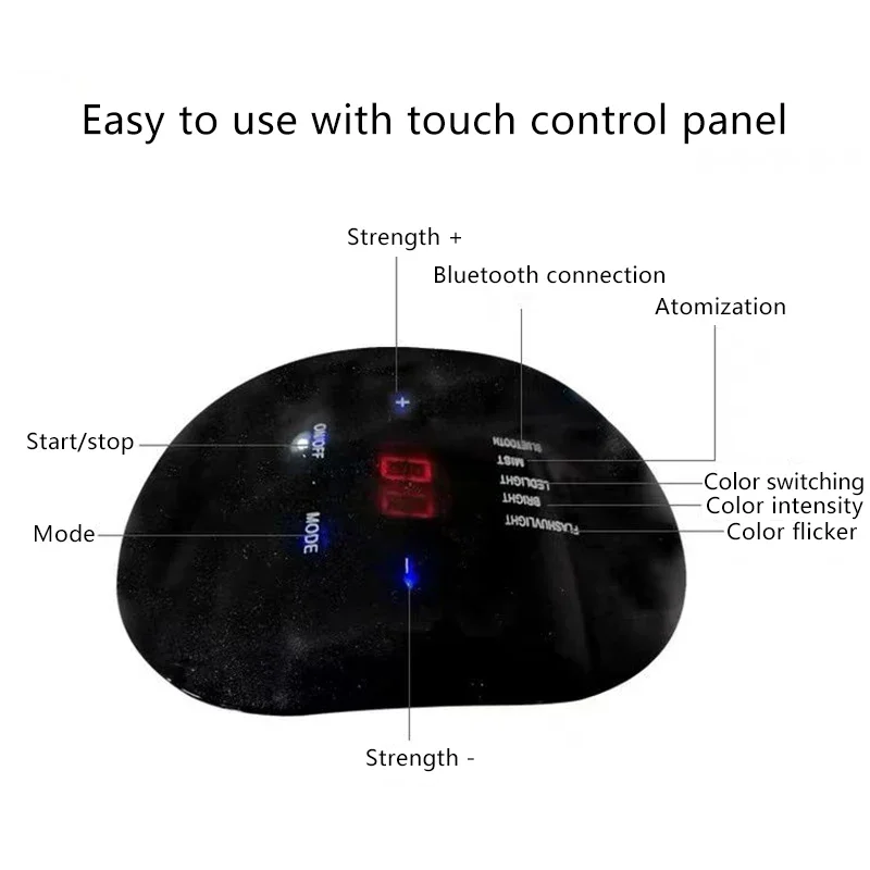 Nouveau masque de luminothérapie pour le visage à LED d'oxygène photothérapie faciale infrarouge spectromètre à Six couleurs dispositif de beauté de la peau masque de luminothérapie