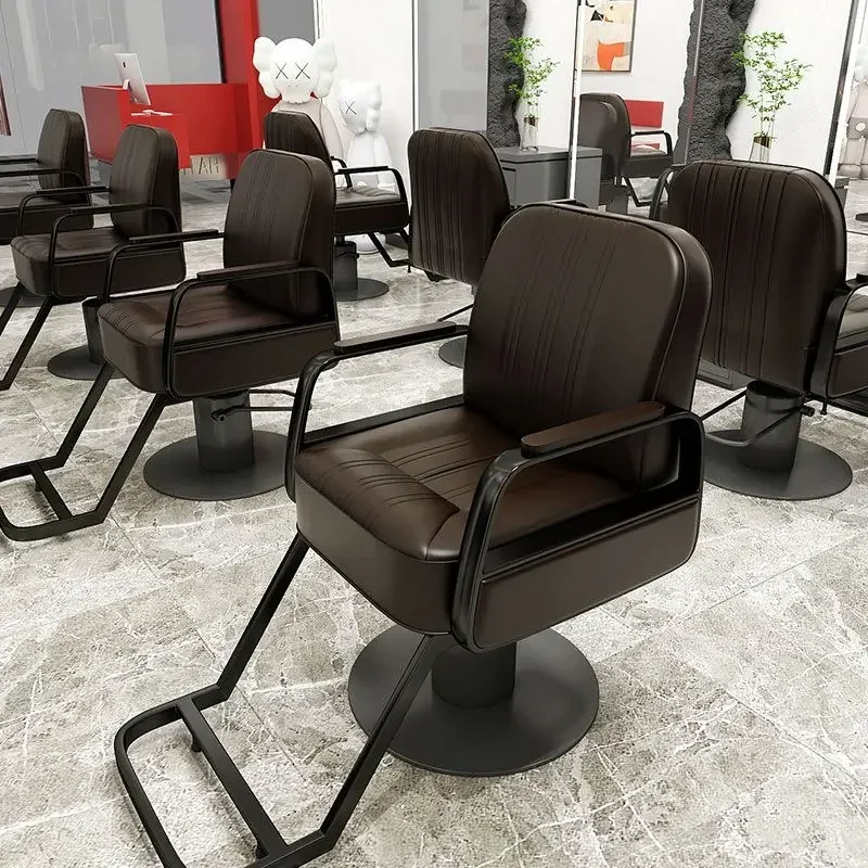 

Beauty Barber Chair Hairdressing Professional Rolling Manicure Chair Cosmetic Beautician Sillon De Barberia Salon Furniture