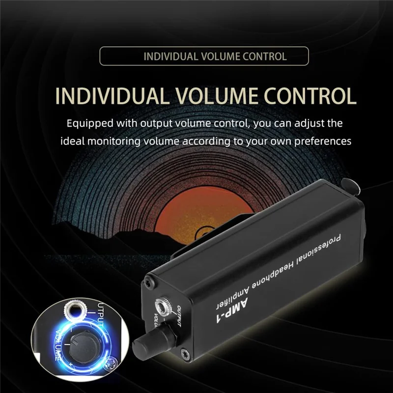 

N11R In-Ear Monitor Amplifier Portable Headphone Amplifier Converter Ear Amplifier Converte