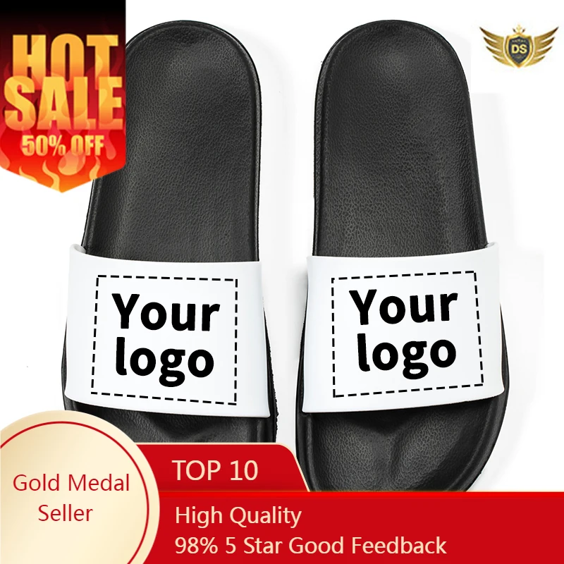 

Custom Slippers Women Men Handmade DIY Shoes Indoor And Outdoor Custom Flip Flops