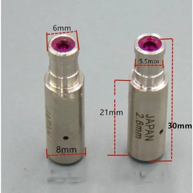 

Free shipping WEDM Ruby Electrode Pipe Guide Dies 6*8*30mm Ceramic Diameter 0.1mm-3.0mm for EDM Wire Cut Drilling Machine 1PC