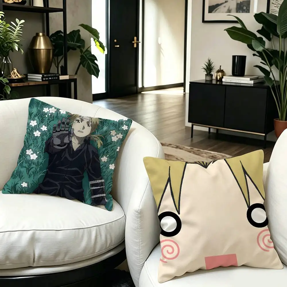 Anime Fullmetal Alchemist Cushion Cover Decorative Pillow Sofa Home Decor case pillow cases