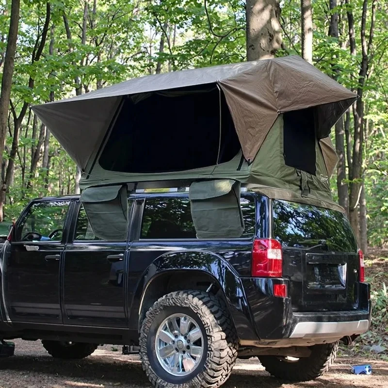 Outdoor Camping WaterproofHigh Quality Side-Opening S Hard , Large Size ADA OVERLAND Rooftop Tent