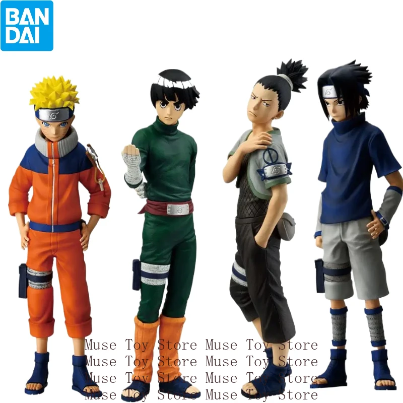 

В наличии BANDAI NARUTO Genuine Official Rock Lee Nara Shikamaru Hyuuga Neji Gaara Uchiha Sasuke Naruto Uzumaki Anime Model